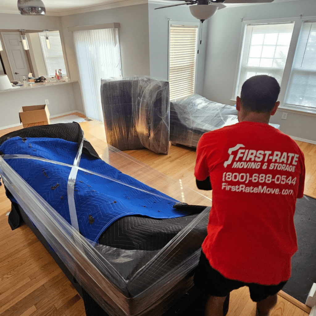 First Rate Moving and Storage Wrapped Furniture